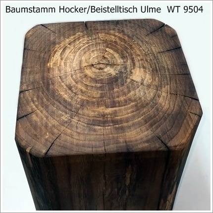 Baustamm Hocker / Beistelltisch 26x26x45cm